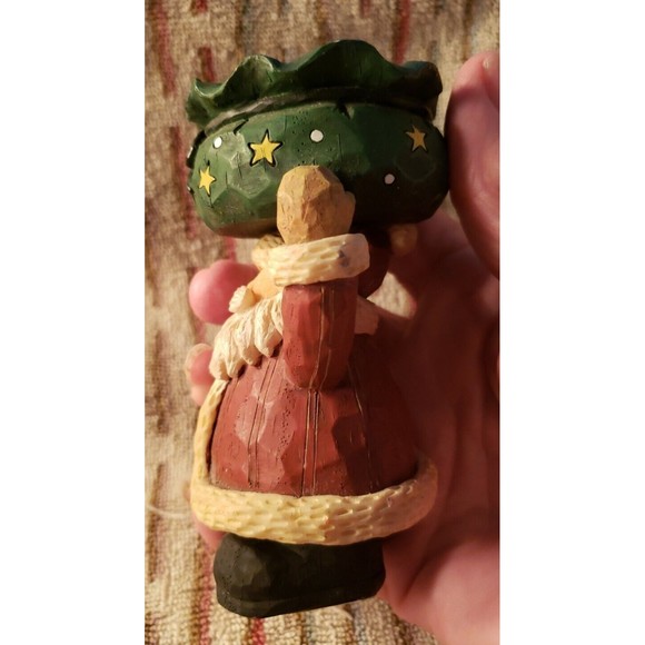 Vtg HENTON Int'l Santa Votive Candle Holder MSRP $58 - Picture 2 of 8